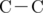 \chemfig{C-[,.6]C}