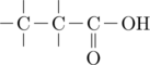 \chemfig{[,.4]-C(-[2])(-[6])-[,.6]C(-[2])(-[6])-[,.6]C(=[6,.6]O)-[,.6]OH}