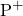 P^{+}