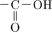 \chemfig{[,0.6]-[,.4]C(=[6]O)-OH}