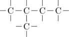 \definesubmol{c}{-[,.6]C(-[::+90])(-[::-90])} \chemfig{[,.4]-C(-[2])(-[6])!c([6]!c-)!c!c-}