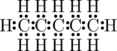 \chemfig{ H\chembelow{\chemabove{\Lewis{0:2:4:6:,C}}{H}}{H} \chembelow{\chemabove{\Lewis{2:6:,C}}{H}}{H} \chembelow{\chemabove{\Lewis{2:6:0:4:,C}}{H}}{H} \chembelow{\chemabove{\Lewis{2:6:,C}}{H}}{H} \chembelow{\chemabove{\Lewis{2:6:0:4:,C}}{H}}{H}H }